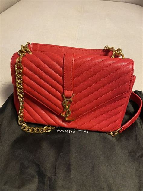 yves saint laurent tasche rot gebraucht|≡ YVES SAINT LAURENT Second Hand .